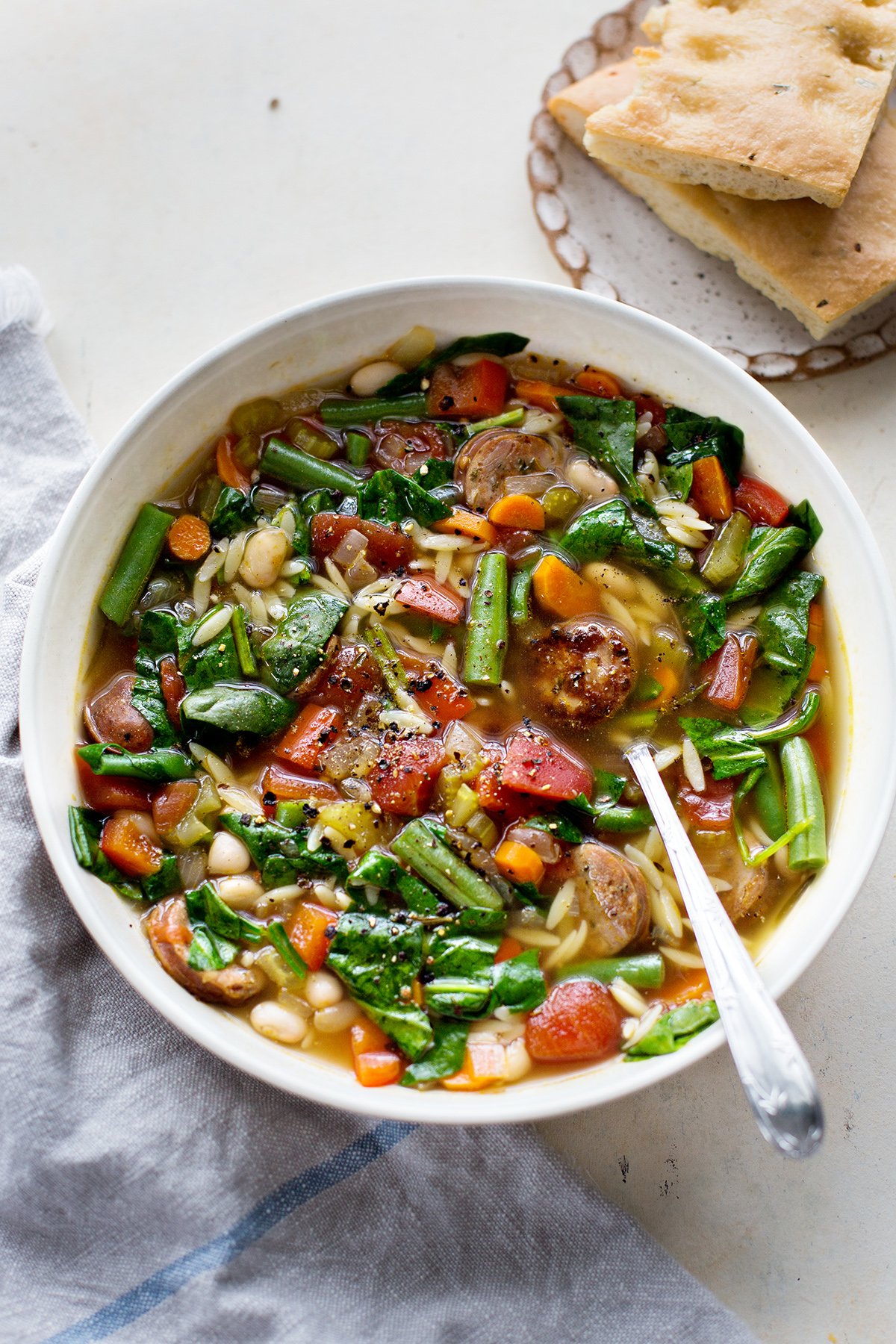 Italian Sausage Soup with Orzo Good Life Eats