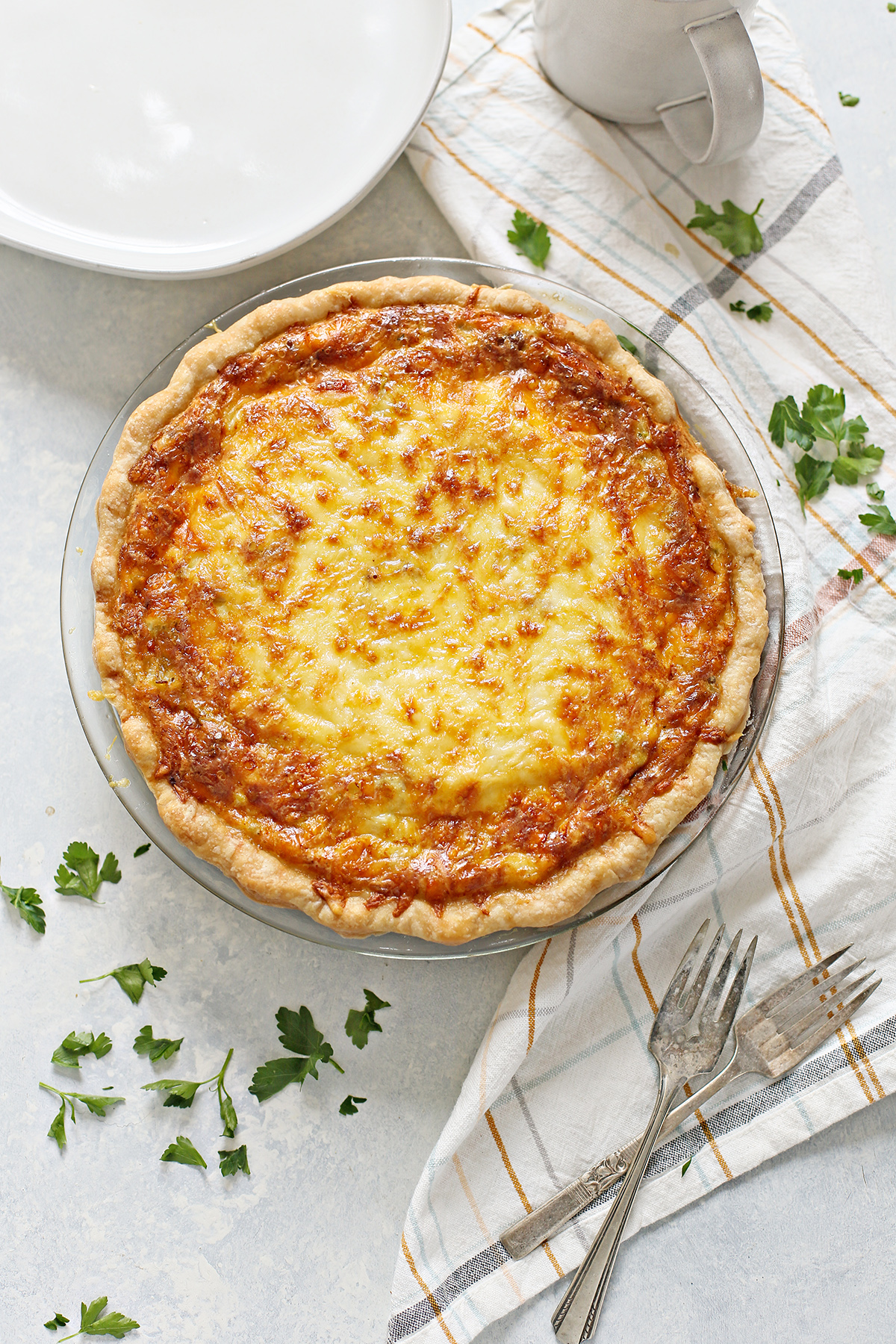 Quiche Lorraine Recipe (Bacon & Leek Quiche) Good Life Eats