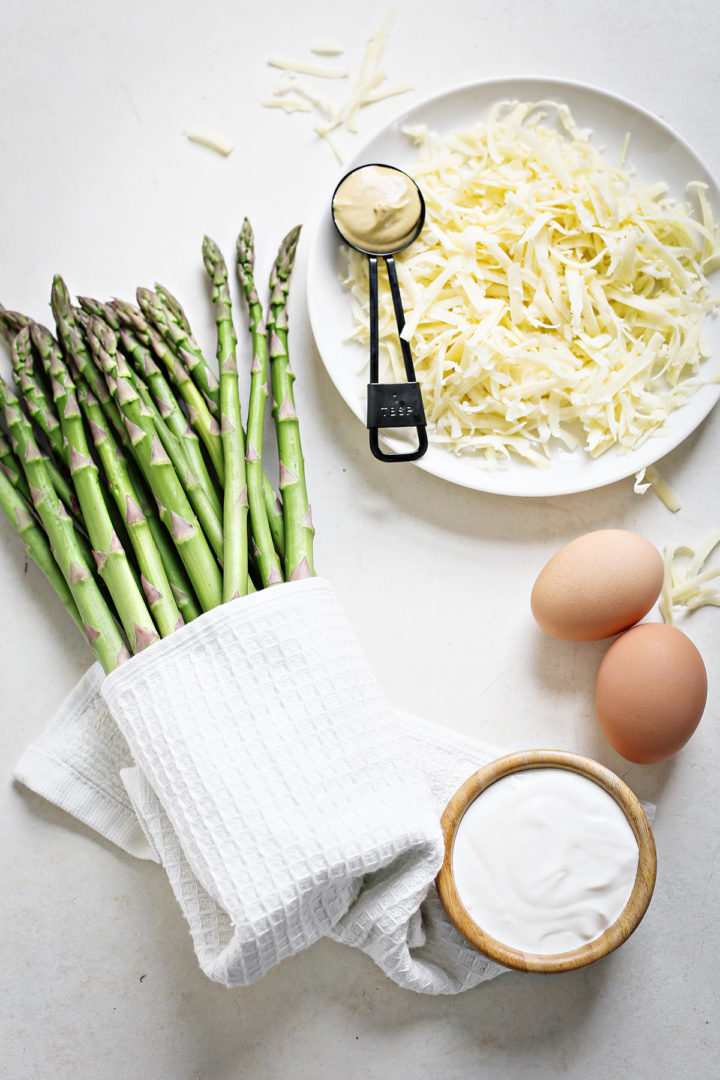 ingredients in this asparagus tart recipe