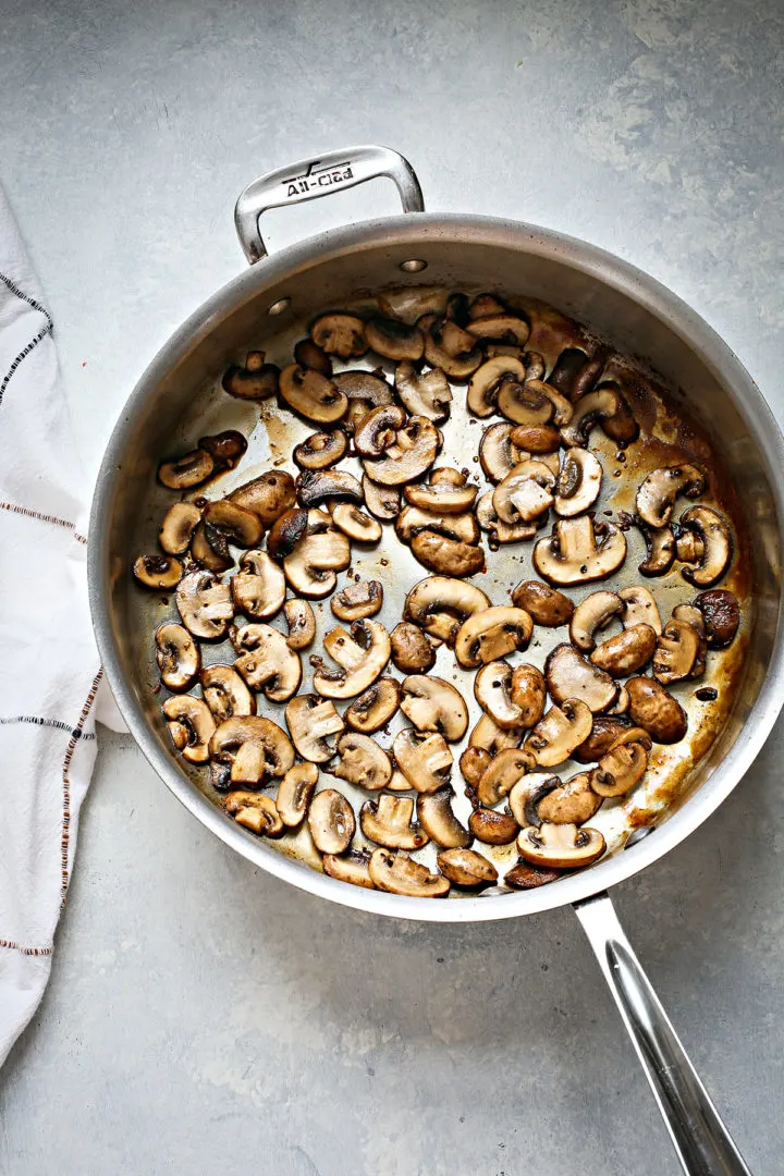 how to cook mushrooms for alfredo mushroom sauce