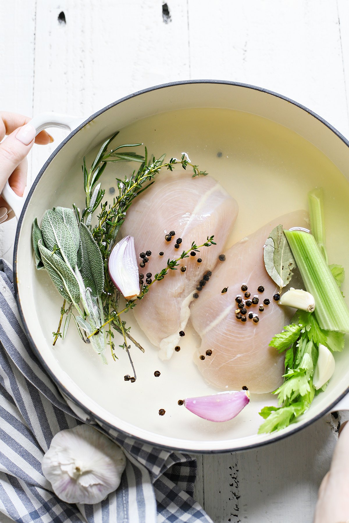 How to Poach Chicken (Whole, Breasts or Thighs) Good Life Eats
