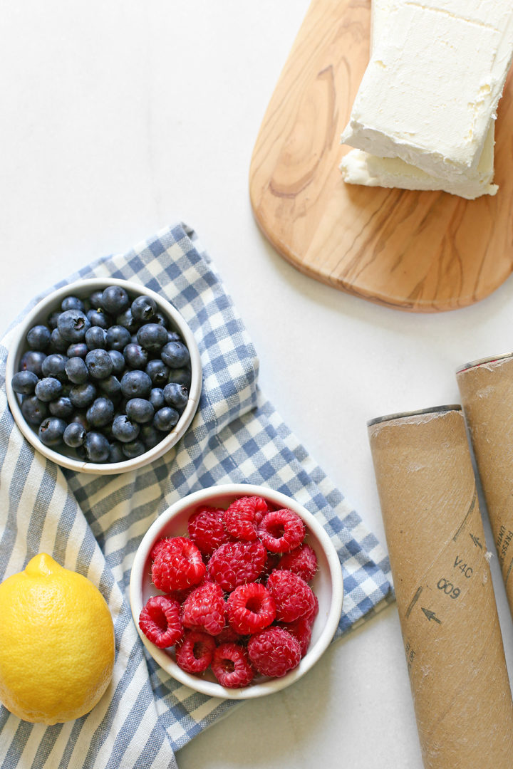 ingredients needed to make this easy 4th of july dessert recipe