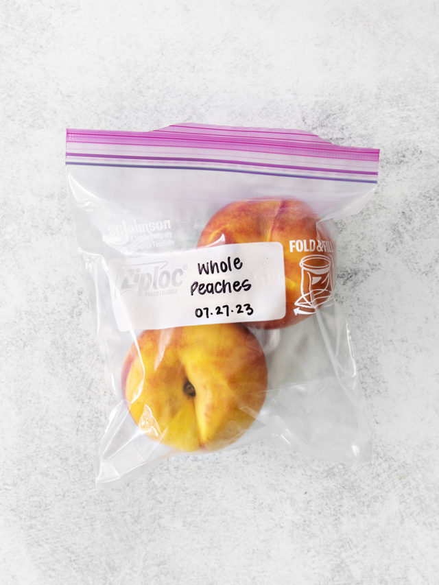 Frozen Peaches Extend Peach Season HassleFree! Good Life Eats