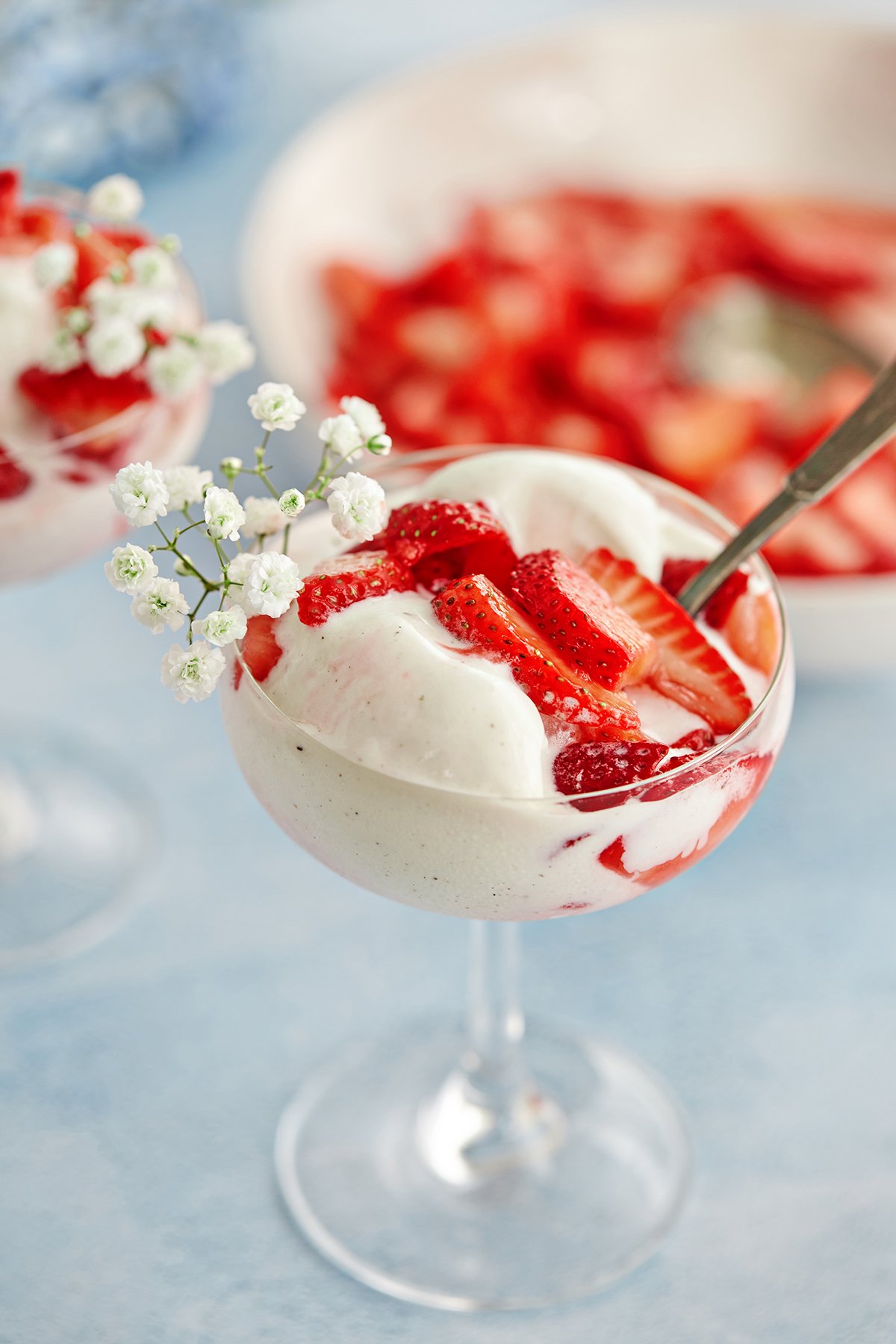 MaceratedStrawberriesServedwithVanillaIceCream Good Life Eats