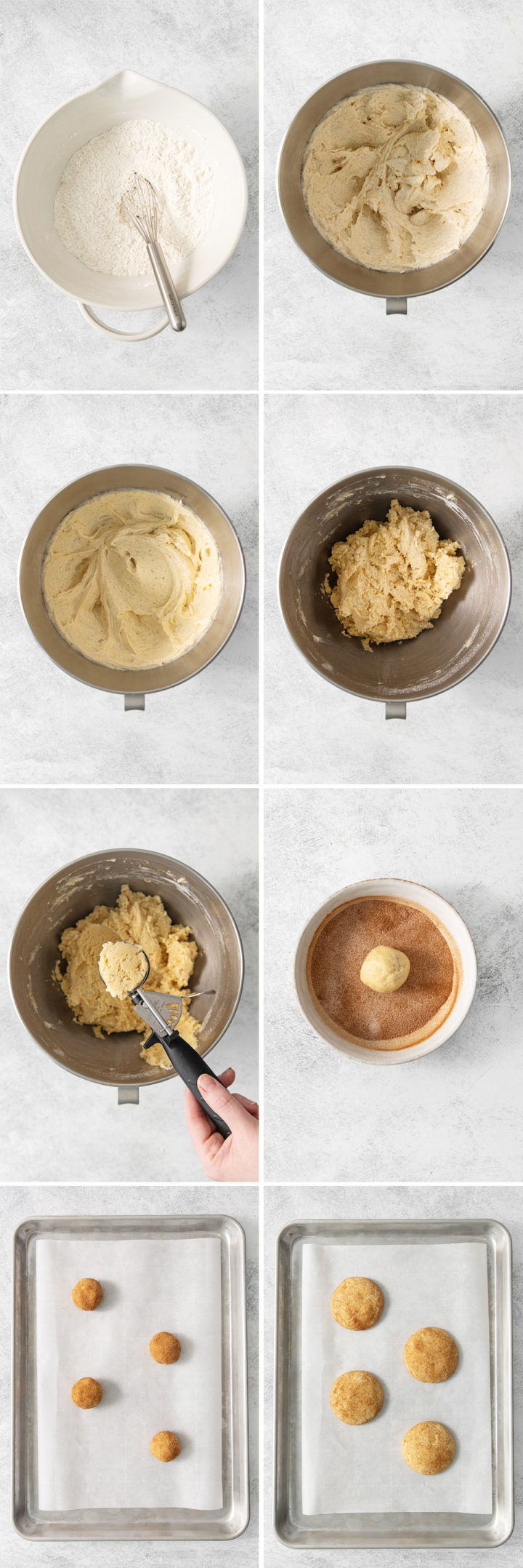 step by step how to make brown butter snickerdoodle recipe
