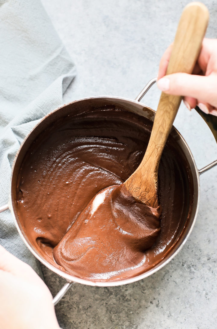 making chocolate pudding recipe from scratch