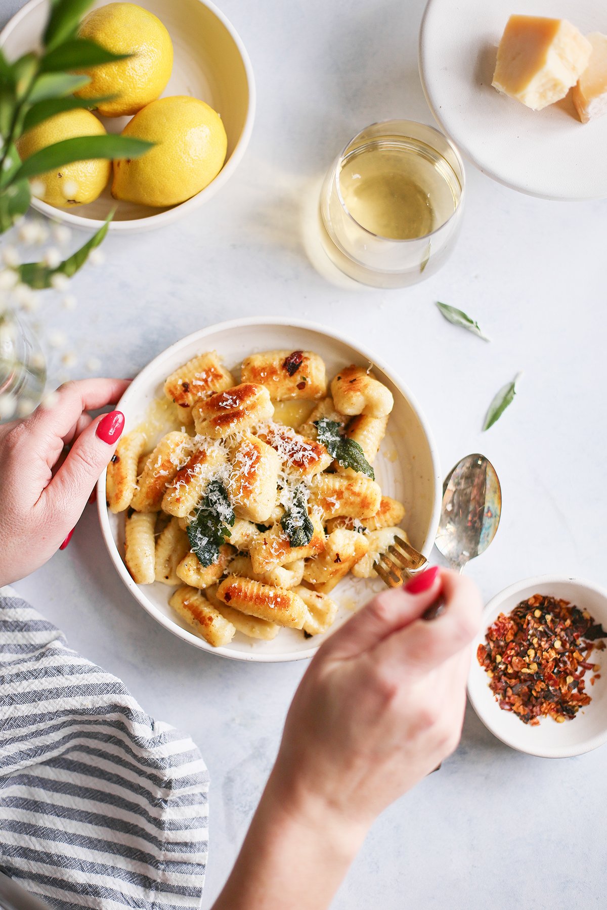 Gnocchi with Brown Butter and Sage (Gnocchi Video Tutorial!) Good