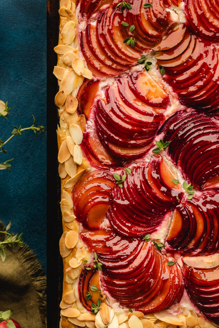 Puff Pastry Plum Tart | Good Life Eats®