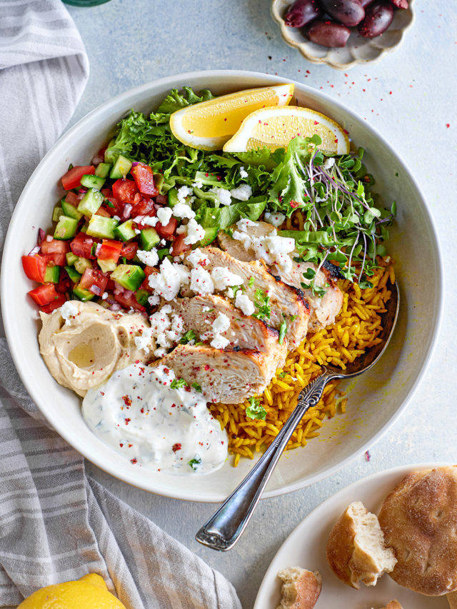 Chicken Tzatziki Bowls